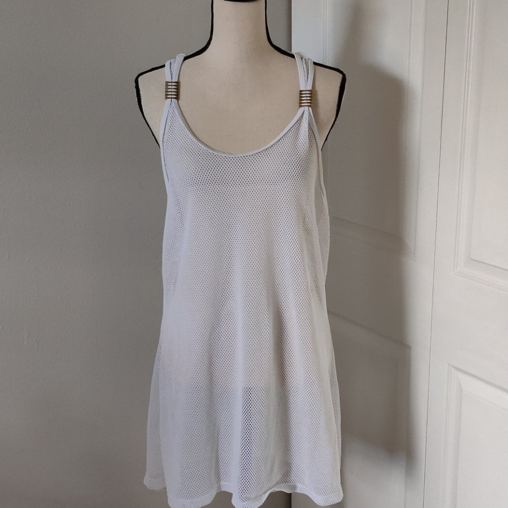 INGEAR RESORT WHITE MESH COVERUP